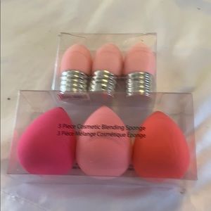 6 Piece Multi Color Cosmetic Blending Sponge Set